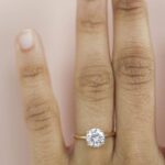 1ct Moissanite Solitaire
